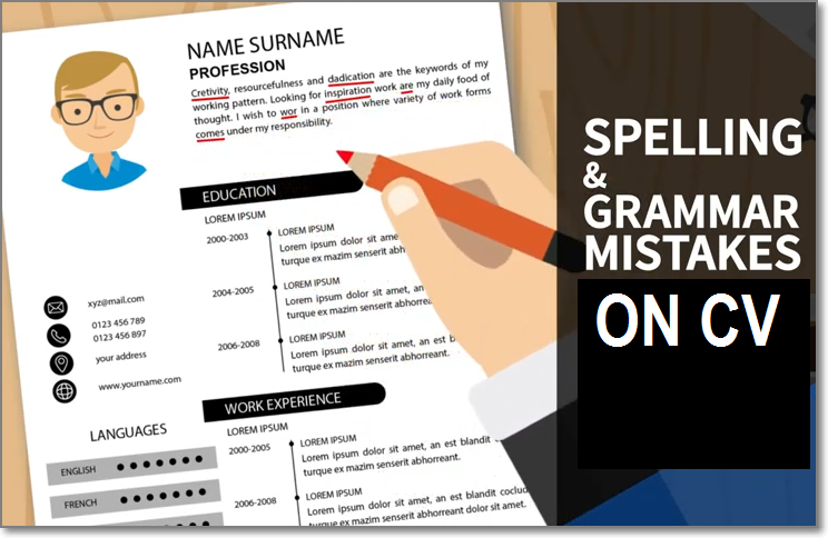 Spelling and Grammar Mistakes on CV