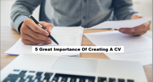5 Great Importance Of Creating CV