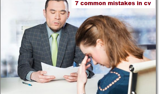 common mistakes in cv