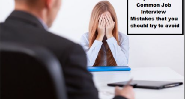 Top 11 Most Common Job Interview Mistakes that you should try to avoid