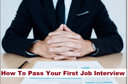 First Job Interview Tips