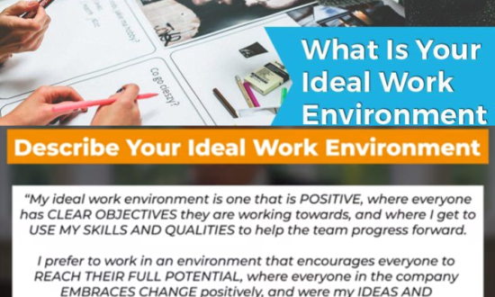 Describe Your Ideal Work Environment Answer
