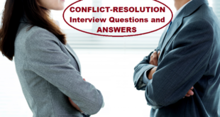 conflict interview questions and answers