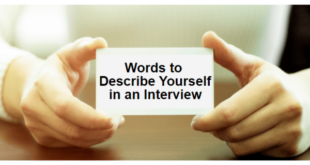 How to describe yourself in an interview