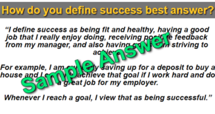 How do you define success